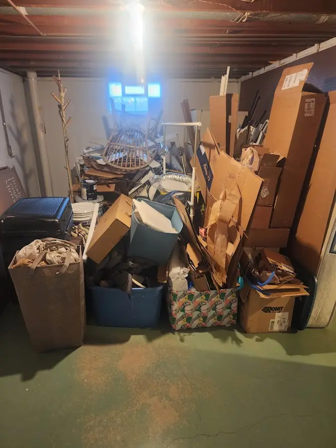 Roll-off dumpster container at job site for Roll Off Dumpster Rental in Raceland